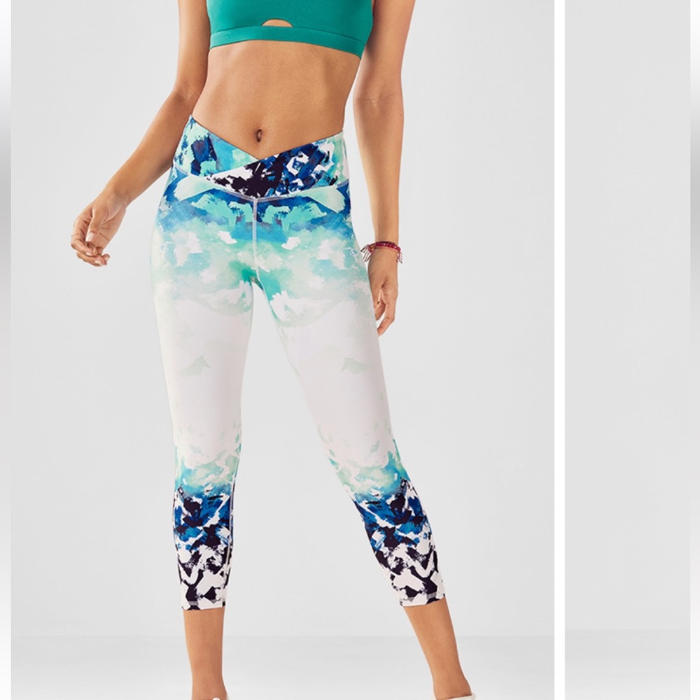 Fabletics crossover waist - Winn Printed Powerhold legging